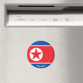 北朝鮮国魅力的旗 マグネット (インサイチュ (食洗機))