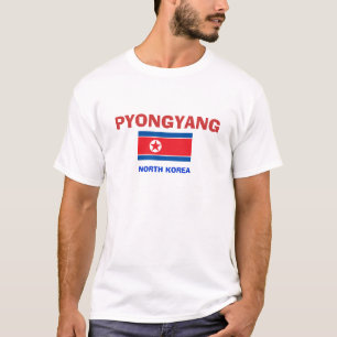 北朝鮮平壌*シャツ Tシャツ
