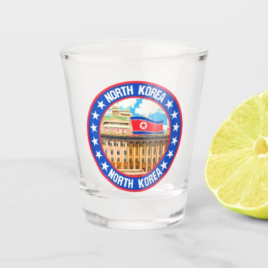 北朝鮮 ショットグラス (正面)
