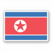 北朝鮮 シール (正面)