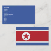 北朝鮮-ビジネス 名刺 (正面/裏面)