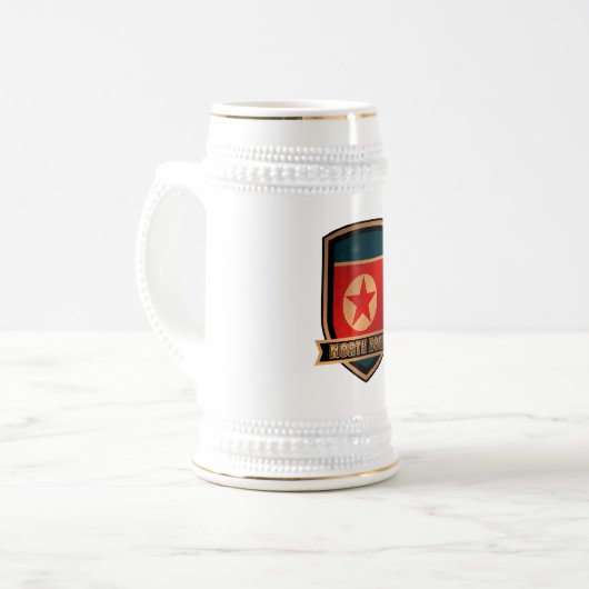 北朝鮮 ビールジョッキ (正面左)