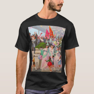 北朝鮮-プロパガンダ Tシャツ