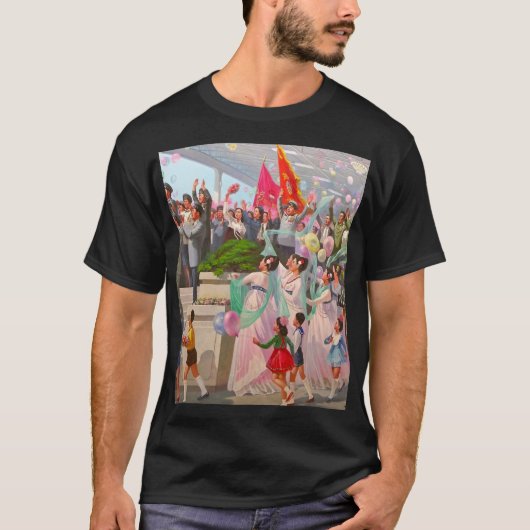 北朝鮮 – プロパガンダ Tシャツ (正面)