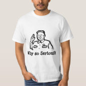 北朝鮮、金正真摯な理由 – ティおもしろいー Tシャツ (正面)