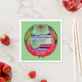 北朝鮮(DPRK)仙人王国 スタンダードカクテルナプキン (インサイチュ)