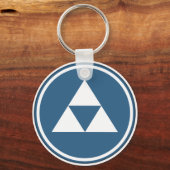 北条家家紋 キーホルダー (正面)