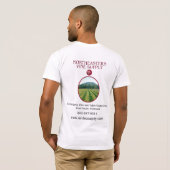北東つる植物の供給のスタッフのワイシャツ Tシャツ (裏面フル)