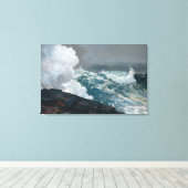 北東の キャンバスプリント (インサイチュ (ウッドフロア))