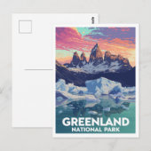 北東グリーンランド国立公園 ポストカード (正面/裏面)