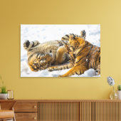 北東タイガー キャンバスプリント (インサイチュ (リビング))