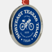 北東テキサス州トレイル(サイクリング) メタルオーナメント (右)