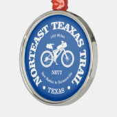 北東テキサス州トレイル(サイクリング) メタルオーナメント (左)