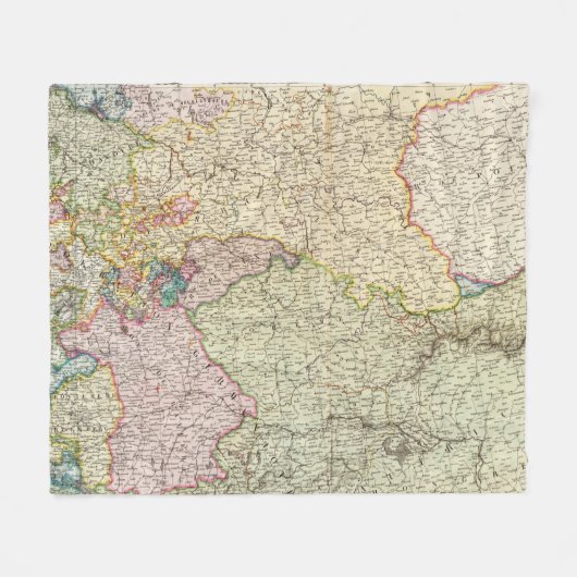 北東フランス フリースブランケット (正面(横))