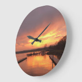 北東河川時計 ラージ壁時計 (傾斜)