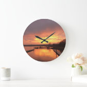 北東河川時計 ラージ壁時計 (ホーム)