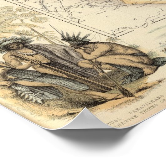 北東海岸のイギリス領 ポスター (角)