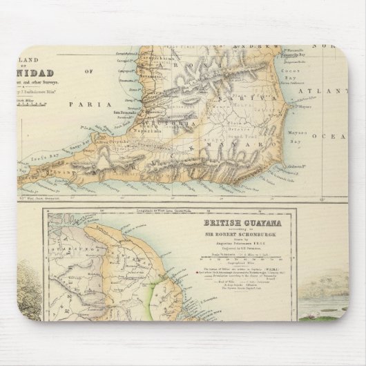 北東海岸の英国領財産 マウスパッド (正面)