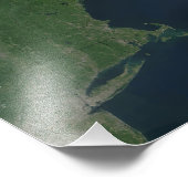 北東統一された州とカナダ フォトプリント            (角)