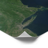 北東統一された州とカナダ ポスター (角)