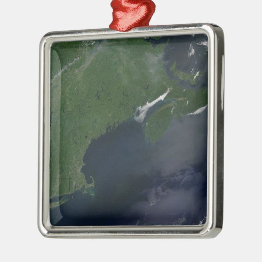 北東統一された州とカナダ メタルオーナメント (左)