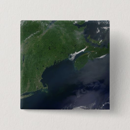 北東統一された州とカナダ 缶バッジ (正面)