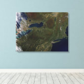 北東統一された州 キャンバスプリント (インサイチュ (ウッドフロア))