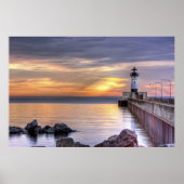 北桟橋の朝 ポスター (正面)