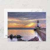 北桟橋の朝 ポストカード (正面/裏面)