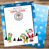 北極からのサンタからの手紙