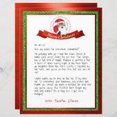 北極からのサンタからの手紙 (正面/裏面)