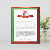 北極からのサンタからの手紙 (スタンド正面)