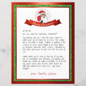 北極からのサンタからの手紙 (正面)