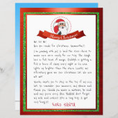 北極からのサンタクロースからの手紙 (正面/裏面)