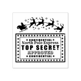 北極からのサンタクロースの封印の承認 ラバースタンプ