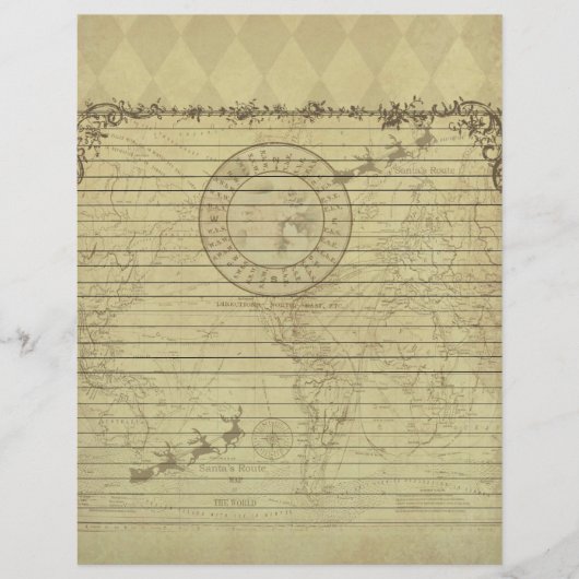 北極からのサンタスペシャルレターヘッド (正面)