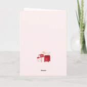 北極からのメリークリスマス シーズンカード (裏面)