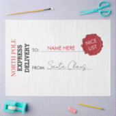 北極からの公式サンタクロースの贈り物 薄葉紙 (クラフト)