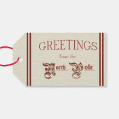 北極からの挨拶 ギフトタグ (裏面横)