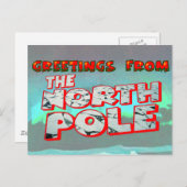 北極からの挨拶 ポストカード (正面/裏面)