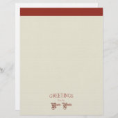 北極からの挨拶 レターヘッド (正面/裏面)