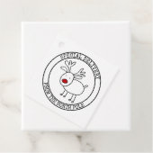 北極からの特別カスタム配達サンタ フェイバータグ (インサイチュ)