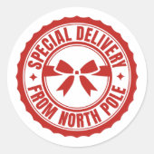 北極からの特別引渡し ラウンドシール (正面)
