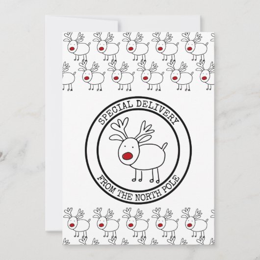 北極からの特別配パーソナライズされた達 シーズンカード (正面)