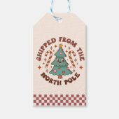 北極から出荷 – ビジカスタマイズネス ギフトタグ (正面)