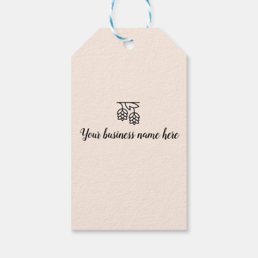 北極から出荷 – ビジカスタマイズネス ギフトタグ (裏面)