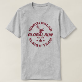 北極そりチームグローバ走ル12.24 Tシャツ