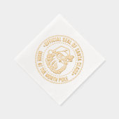 北極で作られたサンタの公式シ#2 箔ナプキン (右)