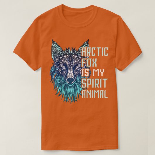 北極のオーナメントのために私の精神の動物の南極 Tシャツ (デザイン正面)