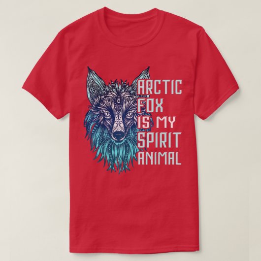 北極のオーナメントのために私の精神の動物の南極 Tシャツ (デザイン正面)
